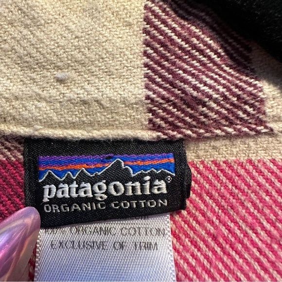 Patagonia Pink Plaid Floyd Flannel Button
Front Womens 10 Organic Cotton Camping - Picture 5 of 10